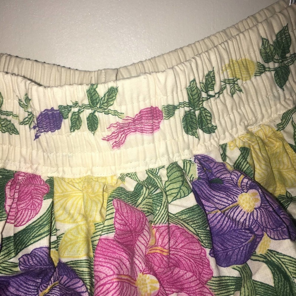 Western Floral Ruffle Full Skirt - Picture 2 of 5